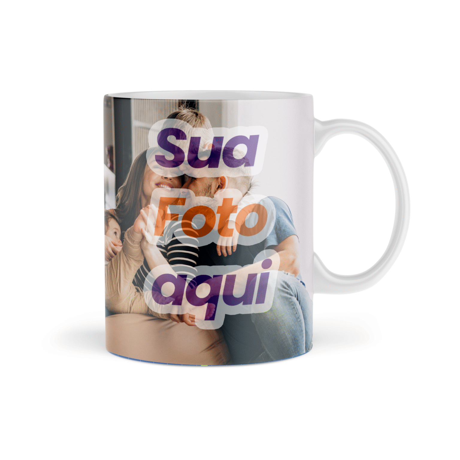 CANECA CERÂMICA BRANCA DIA DAS MÃES