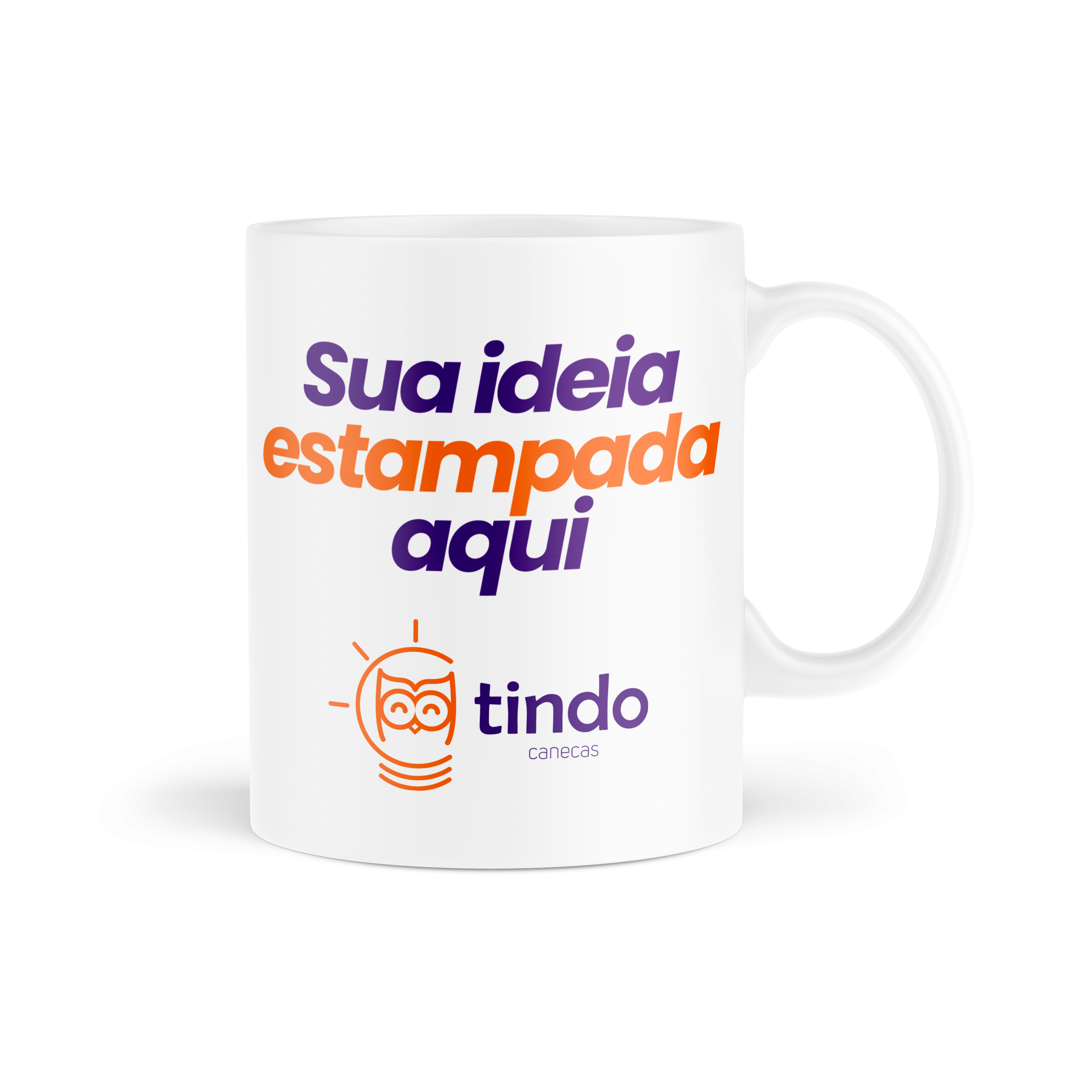 CANECA CERÂMICA BRANCA PARA PERSONALIZAR